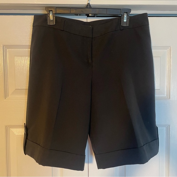 INC Black Shorts/ Size 10/ Dressy Material/ Approx 10.5” inseam/ Front zipper - Picture 9 of 12